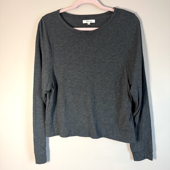 Madewell Sweaters - MADEWELL Highpoint  Dolman-Sleeve Tee Top Charcoal Gray SZ/MED